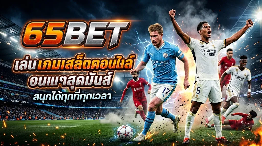 65BET: เล่นเกมสล็อตออนไลน์สุดมันส์ สนุกได้ทุกที่ทุกเวลา
